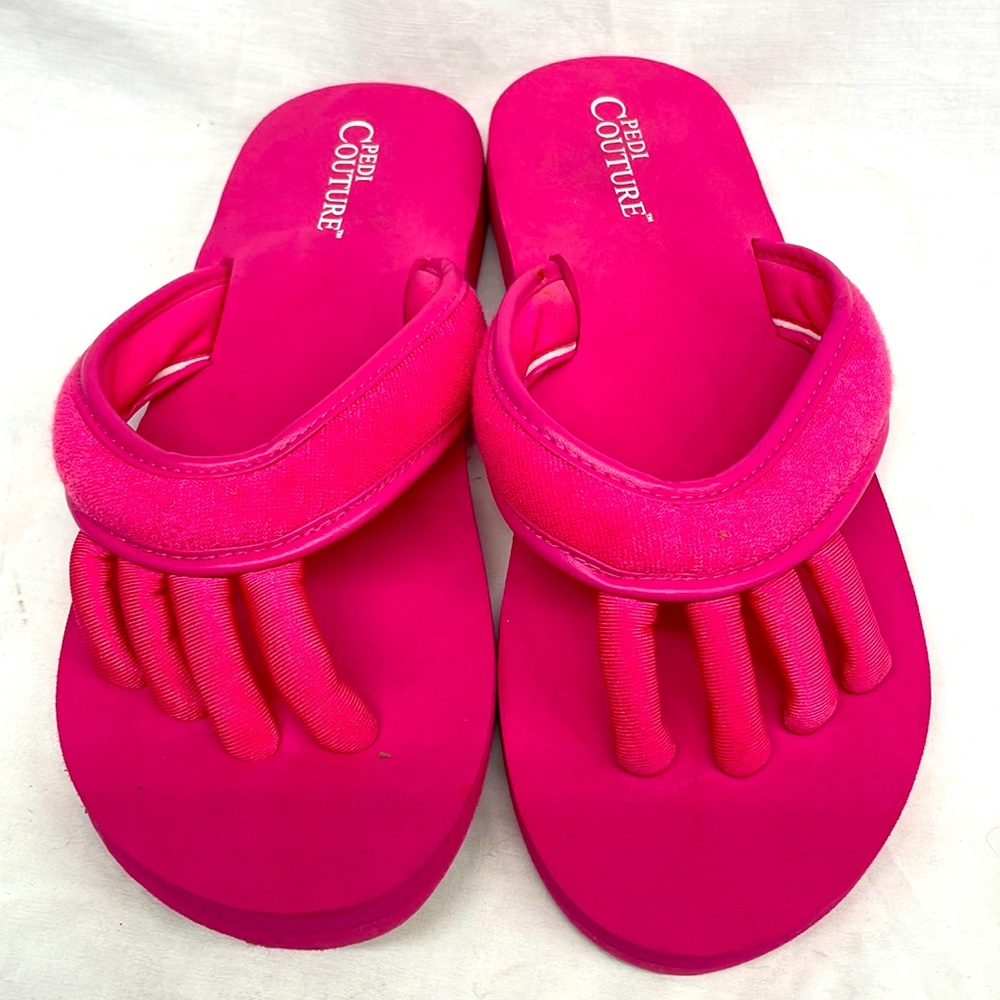 Pedi couture ivory llc pedicure sandals ladies sz L
